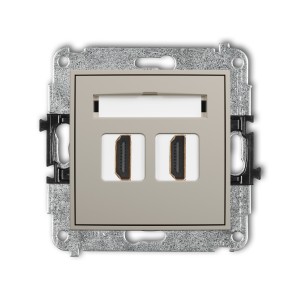Karlik ICON Mechanizm gniazda podwójnego HDMI 2.1, 8K 60IHDMI-6
