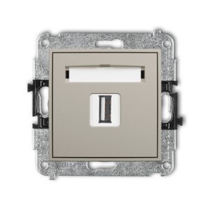 Karlik ICON Mechanizm gniazda pojedynczego USB A-A 2.0 60IGUSB-1