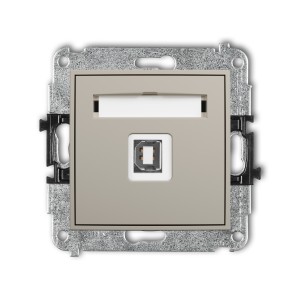 Karlik ICON Mechanizm gniazda pojedynczego USB A-B 2.0 60IGUSB-3