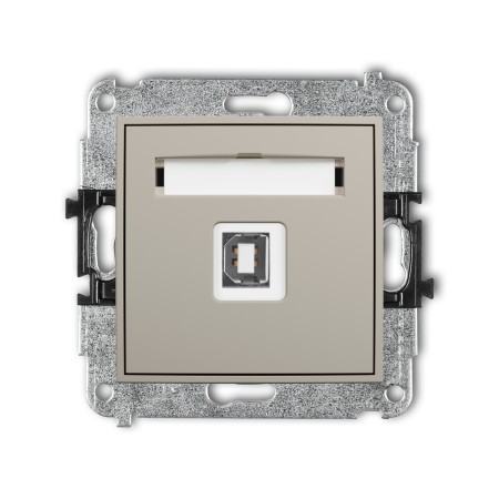 Karlik ICON Mechanizm gniazda pojedynczego USB A-B 2.0 60IGUSB-3