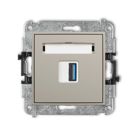 Karlik ICON Mechanizm gniazda pojedynczego USB A-A 3.0 60IGUSB-5