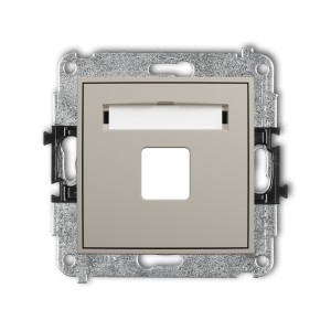 Karlik ICON Mechanizm gniazda multimedialnego pojednczego bez modułu (standard Keystone) 60IGM-1P