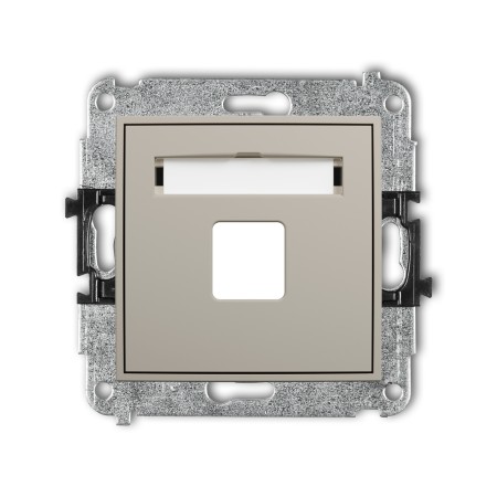 Karlik ICON Mechanizm gniazda multimedialnego pojednczego bez modułu (standard Keystone) 60IGM-1P