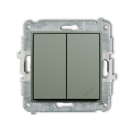 Karlik ICON Mechanizm łącznika jednobiegunowego ze schodowym (wspólne zasilanie) 61IWP-10.1