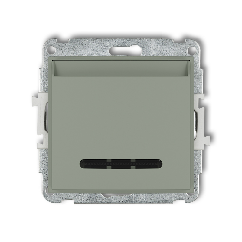 Karlik ICON Mechanizm łącznika hotelowego pojedynczego (podświetlenie białe) 61ISH-1.1
