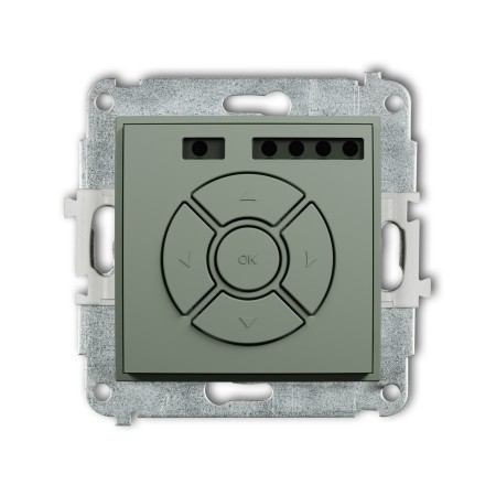 Karlik ICON Mechanizm elektronicznego sterownika roletowego (sterowanie lokalne i pilotem, sterowanie strefą i podstrefą) 61ISR-4