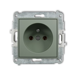 Karlik ICON Mechanizm gniazda pojedynczego z uziemieniem 2P+Z (bez przesłon torów prądowych) 61IGP-1z