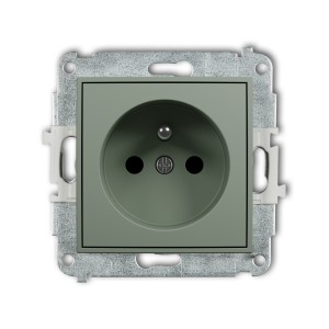 Karlik ICON Mechanizm gniazda pojedynczego z uziemieniem 2P+Z (przesłony torów prądowych) 61IGP-1zp