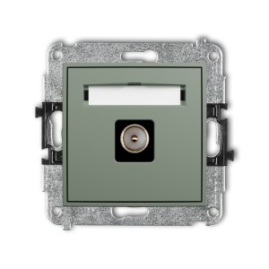 Karlik ICON Mechanizm gniazda antenowego pojedynczego TV 61IGTV-1