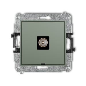 Karlik ICON Mechanizm gniazda antenowego pojedynczego TV, bez pola opisowego 61IGTVBO-1