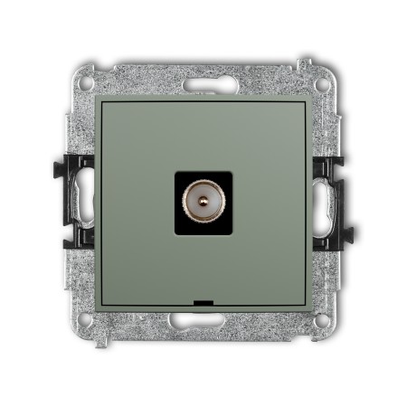 Karlik ICON Mechanizm gniazda antenowego pojedynczego TV, bez pola opisowego 61IGTVBO-1
