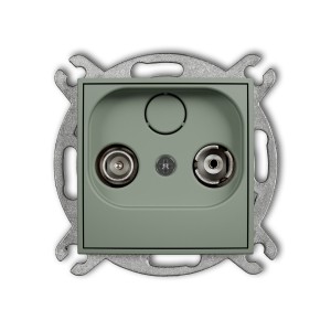 Karlik ICON Mechanizm gniazda abonenckiego RTV przelotowego 12dB 61IG12P