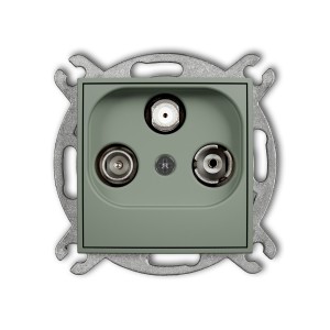 Karlik ICON Mechanizm gniazda abonenckiego RTV-SAT końcowego 1,5dB 61IGS