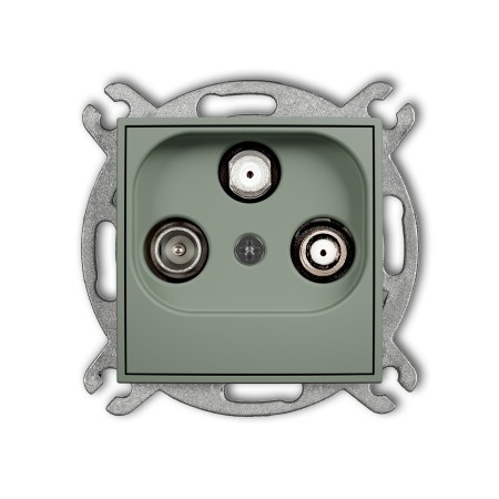 Karlik ICON Mechanizm gniazda abonenckiego 2 wyjścia SAT + TV 61IGSN