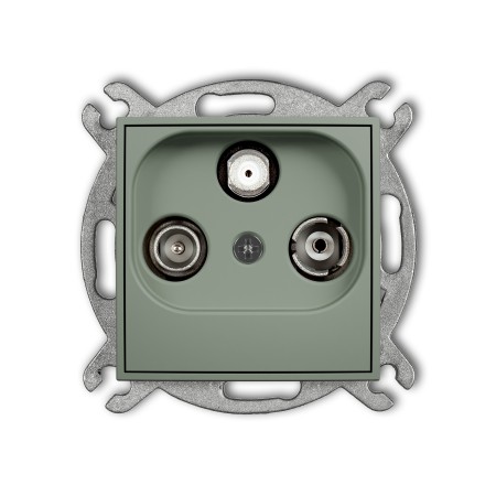 Karlik ICON Mechanizm gniazda abonenckiego RTV-SAT przelotowego 10dB 61IGSP