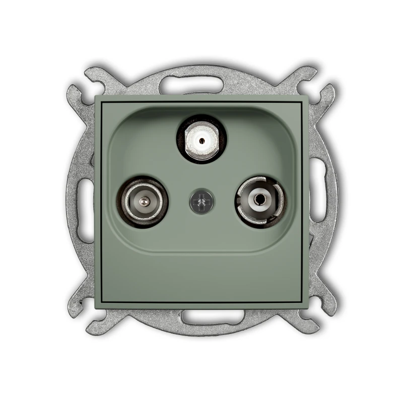 Karlik ICON Mechanizm gniazda abonenckiego RTV-SAT końcowego (2 wejścia antenowe) 61IGST