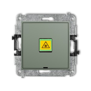 Karlik ICON Mechanizm gniazda światłowodowego/optycznego pojedynczego, bez pola opisowego 61IGOPBO-1