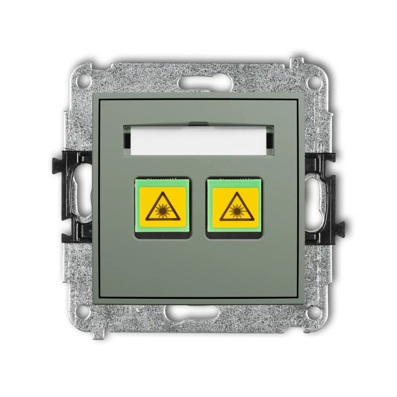 Karlik ICON Mechanizm gniazda światłowodowego/optycznego podwójnego 61IGOP-2