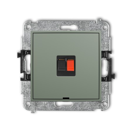 Karlik ICON Mechanizm gniazda głośnikowego pojedynczego, bez pola opisowego 61IGGBO-1