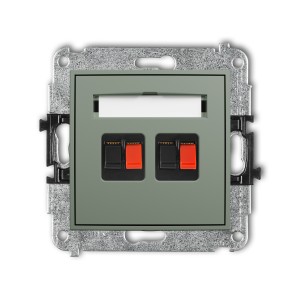 Karlik ICON Mechanizm gniazda głośnikowego podwójnego 61IGG-2
