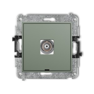 Karlik ICON Mechanizm gniazda pojedynczego BNC, bez pola opisowego 61IGBNCBO-1