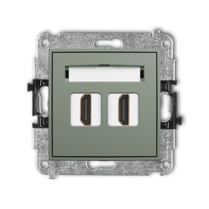 Karlik ICON Mechanizm gniazda podwójnego HDMI 2.1, 8K 61IHDMI-6