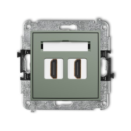 Karlik ICON Mechanizm gniazda podwójnego HDMI 2.1, 8K 61IHDMI-6