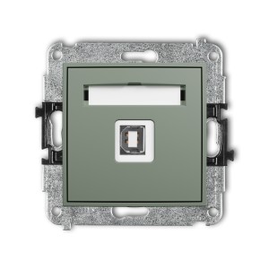 Karlik ICON Mechanizm gniazda pojedynczego USB A-B 2.0 61IGUSB-3