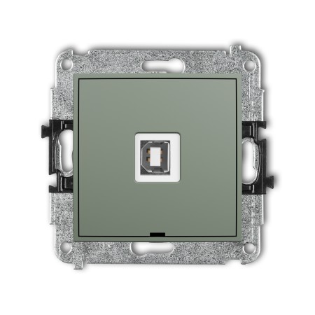 Karlik ICON Mechanizm gniazda pojedynczego USB A-B 2.0, bez pola opisowego 61IGUSBBO-3
