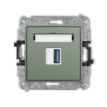 Karlik ICON Mechanizm gniazda pojedynczego USB A-A 3.0 61IGUSB-5