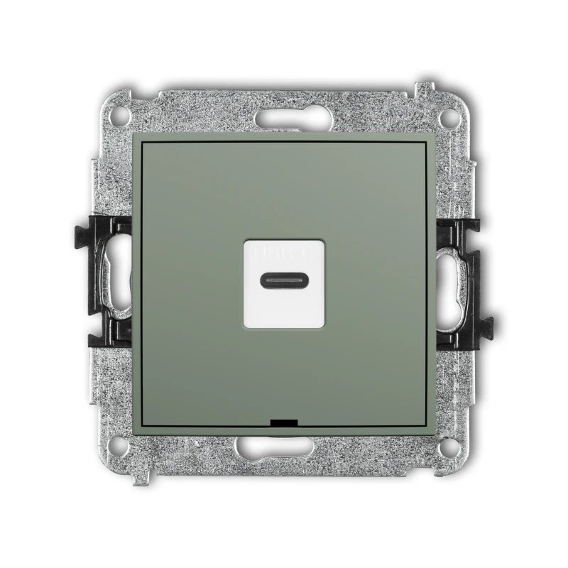 Karlik ICON Mechanizm gniazda pojedynczego 1xUSB C-C, bez pola opisowego 61IGUSBBO-7