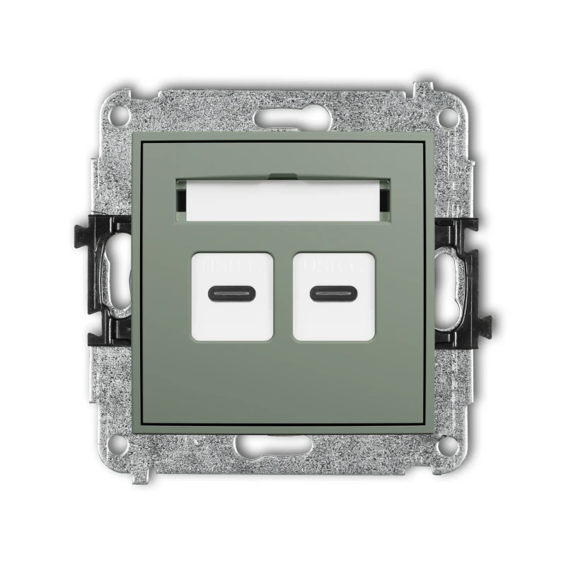 Karlik ICON Mechanizm gniazda podwójnego 2xUSB C-C 61IGUSB-8