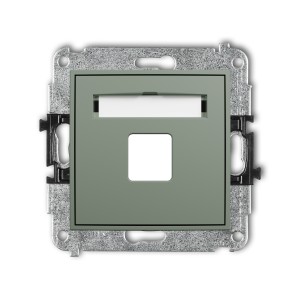 Karlik ICON Mechanizm gniazda multimedialnego pojednczego bez modułu (standard Keystone) 61IGM-1P