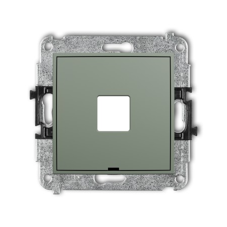 Karlik ICON Mechanizm gniazda multimedialnego pojedynczego bez modułu, bez pola opisowego (standard Keystone) 61IGMBO-1P