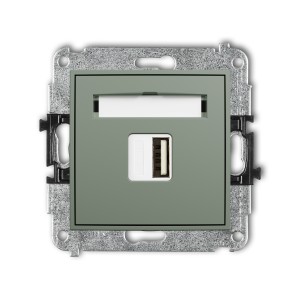 Karlik ICON Mechanizm ładowarki USB pojedynczej USB A, 5W max., 5V, 1A 61ICUSB-1