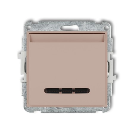 Karlik ICON Mechanizm łącznika hotelowego podwójnego (podświetlenie białe) 62ISH-2.1