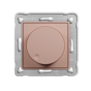 Karlik ICON Mechanizm elektronicznego regulatora oświetlenia przyciskowo-obrotowego do współpracy z zasilaczami sterowanymi napięciem 1-10 V 62IRO-3
