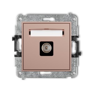 Karlik ICON Mechanizm gniazda antenowego pojedynczego TV 62IGTV-1