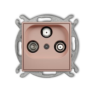 Karlik ICON Mechanizm gniazda abonenckiego 2 wyjścia SAT + TV 62IGSN