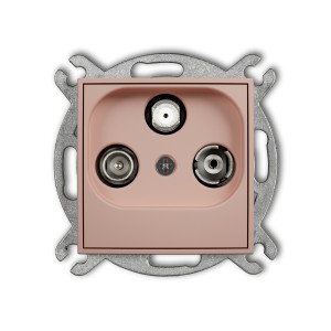 Karlik ICON Mechanizm gniazda abonenckiego RTV-SAT końcowego (2 wejścia antenowe) 62IGST
