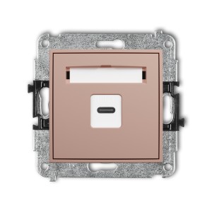 Karlik ICON Mechanizm gniazda pojedynczego 1xUSB C-C 62IGUSB-7