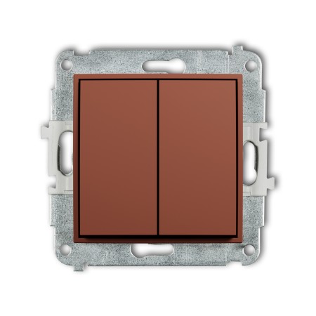 Karlik ICON Mechanizm łącznika podwójnego krzyżowego (dwa klawisze bez piktogramu) 63IWP-66.1