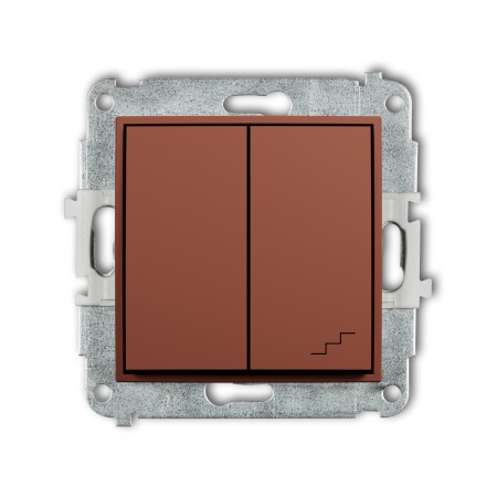 Karlik ICON Mechanizm łącznika jednobiegunowego ze schodowym (wspólne zasilanie) 63IWP-10.1