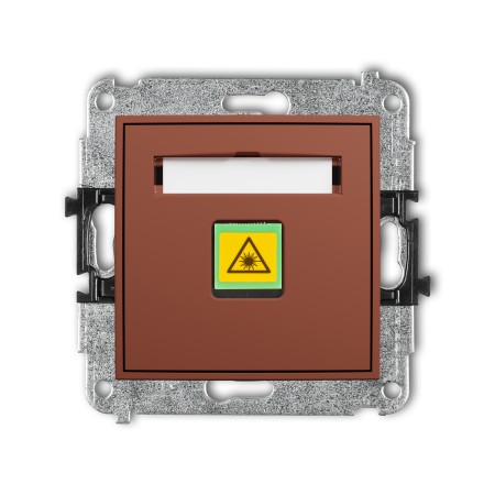Karlik ICON Mechanizm gniazda światłowodowego/optycznego pojedynczego 63IGOP-1