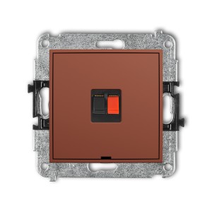 Karlik ICON Mechanizm gniazda głośnikowego pojedynczego, bez pola opisowego 63IGGBO-1
