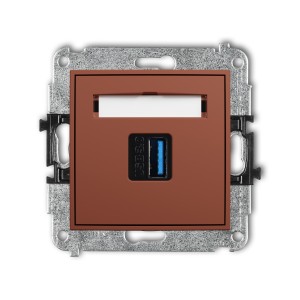 Karlik ICON Mechanizm gniazda pojedynczego USB A-A 3.0 63IGUSB-5