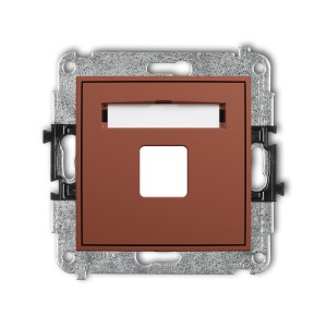 Karlik ICON Mechanizm gniazda multimedialnego pojednczego bez modułu (standard Keystone) 63IGM-1P