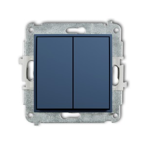 Karlik ICON Mechanizm łącznika podwójnego schodowego (dwa klawisze bez piktogramów) 64IWP-33.1