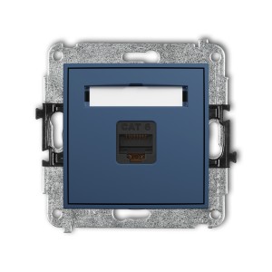 Karlik ICON Mechanizm gniazda komputerowego pojedynczego 1xRJ45, kat. 6, 8-stykowy 64IGK-3