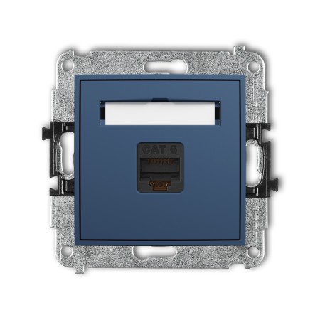Karlik ICON Mechanizm gniazda komputerowego pojedynczego 1xRJ45, kat. 6, 8-stykowy 64IGK-3